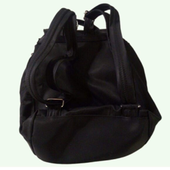 Gap Factory Women's Black Nylon Backpack Size Approx. 10.5 in X 12 in. - Picture 5 of 9